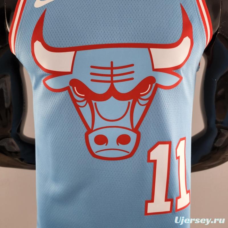 Chicago Bulls DeROZAN #11 Blue NBA Jersey