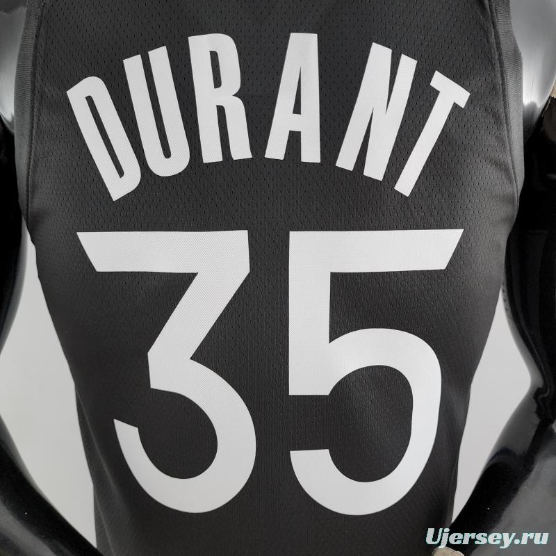 2020 DURANT #35 Warriors City Edition Black &amp; Grey NBA Jersey