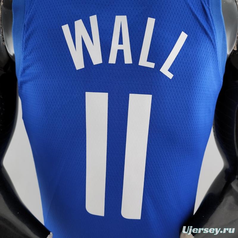 75th Anniversary WALL#11 Los Angeles Clippers NBA Jersey Blue