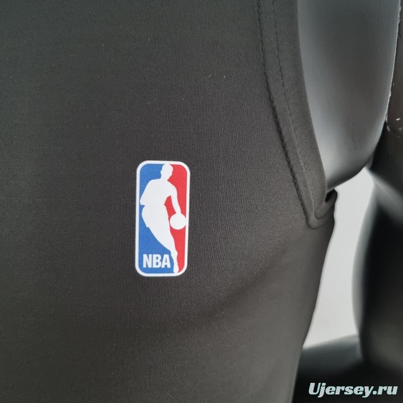 2022 Nike/NBA Pure Black Vest Shirts #K000201