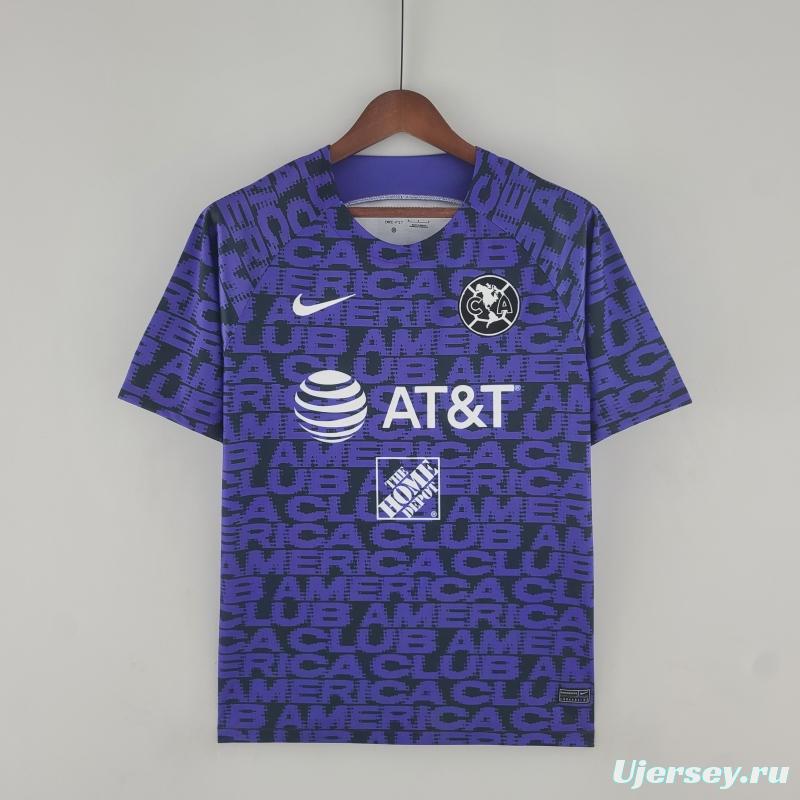 22/23 Club America Training Purple Jersey