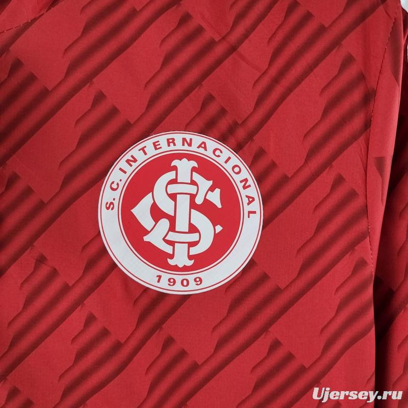 2022 SC Internacional Windbreaker Red White Edge