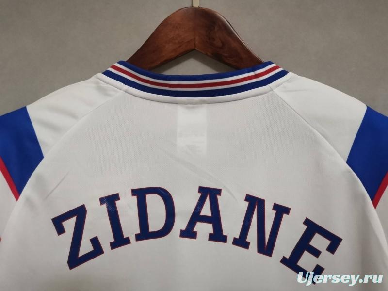 Retro 1996 France Away Soccer Jersey