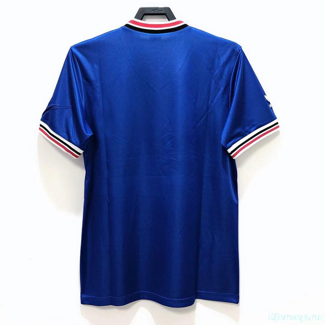 Retro 84/85 Manchester United Away Soccer Jersey