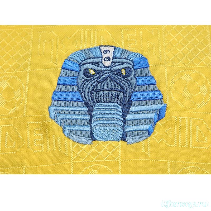 Retro 2018 West Ham United x Iron Maiden Yellow Jersey