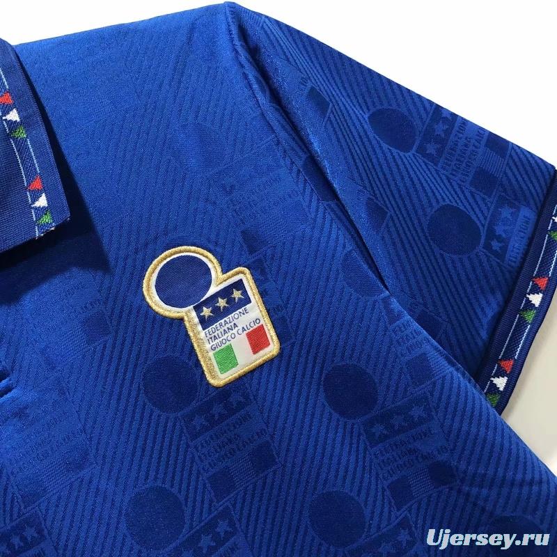 Retro 1994 Italy Home Soccer Jersey