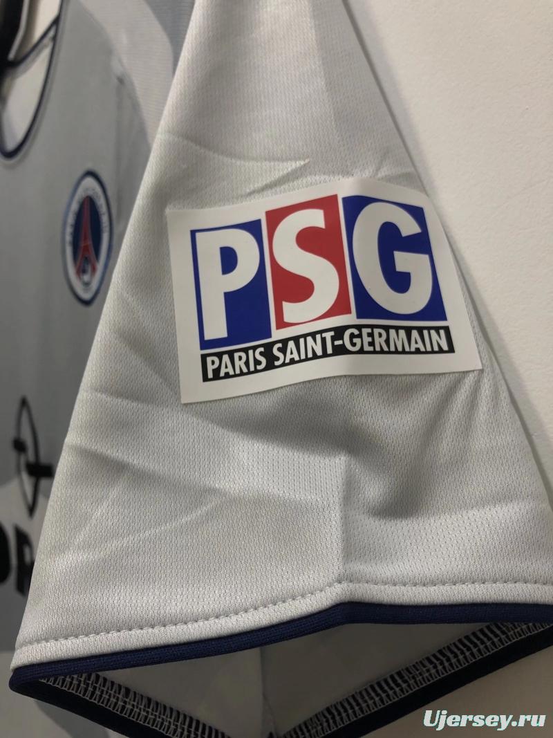 Retro 01/02 PSG Away Soccer Jersey