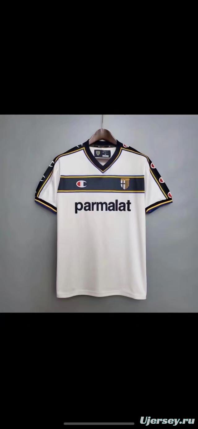 Retro 02/03 Parma Away Soccer Jersey