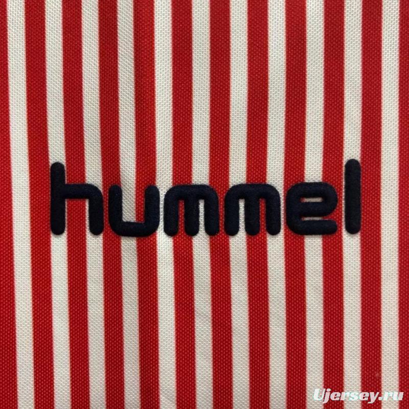 Retro 1986 Denmark Away Soccer Jersey