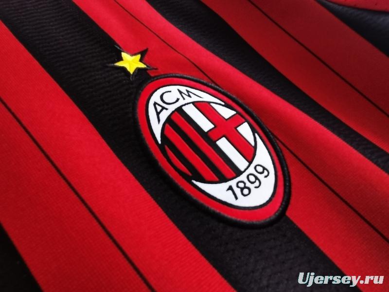 Retro 2013/14 AC Milan Home Soccer Jersey