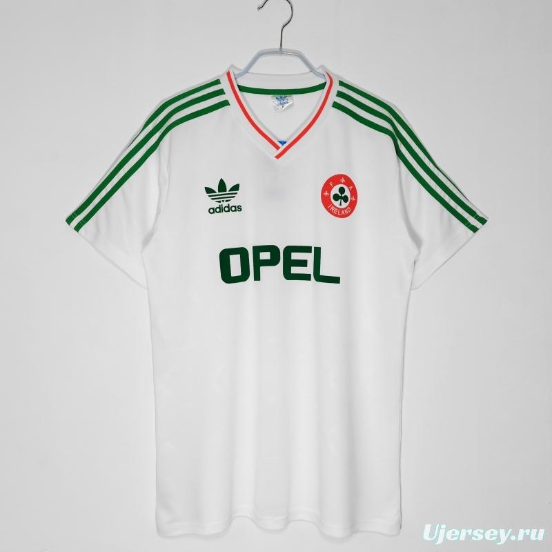 Retro 1990/92 Ireland Away Soccer Jersey