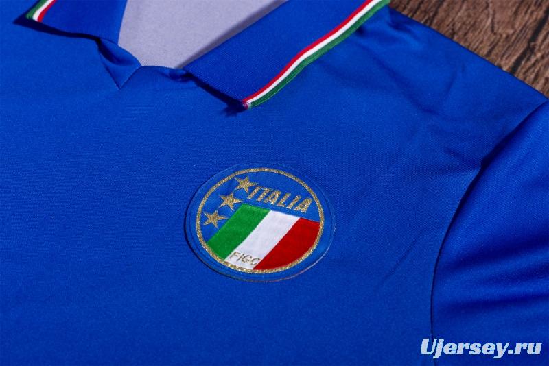 Retro 1990 Italy Home Soccer Jersey