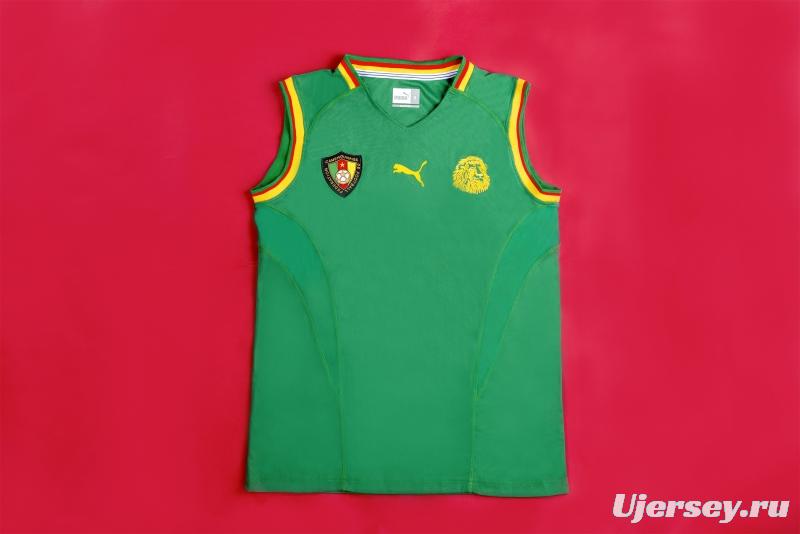 Retro 2002 Cameroon Home Soccer Jersey