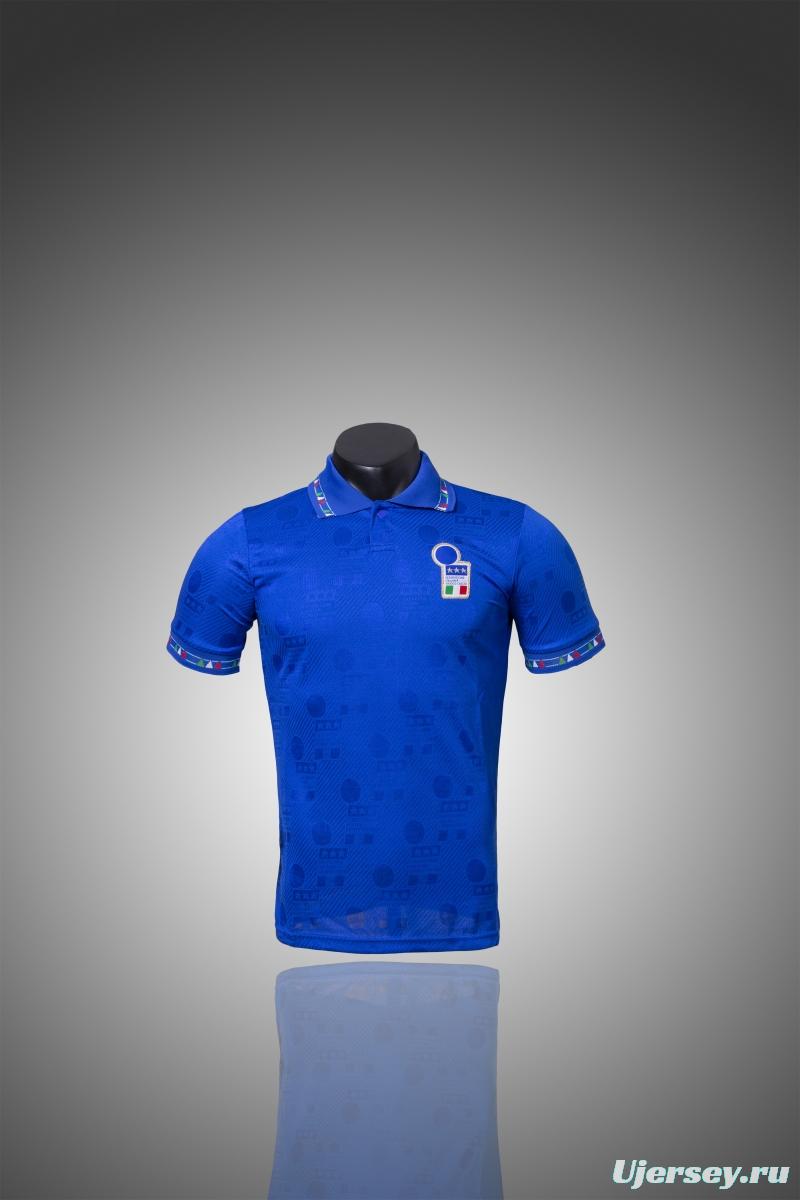 Retro 1994 Italy Home Soccer Jersey