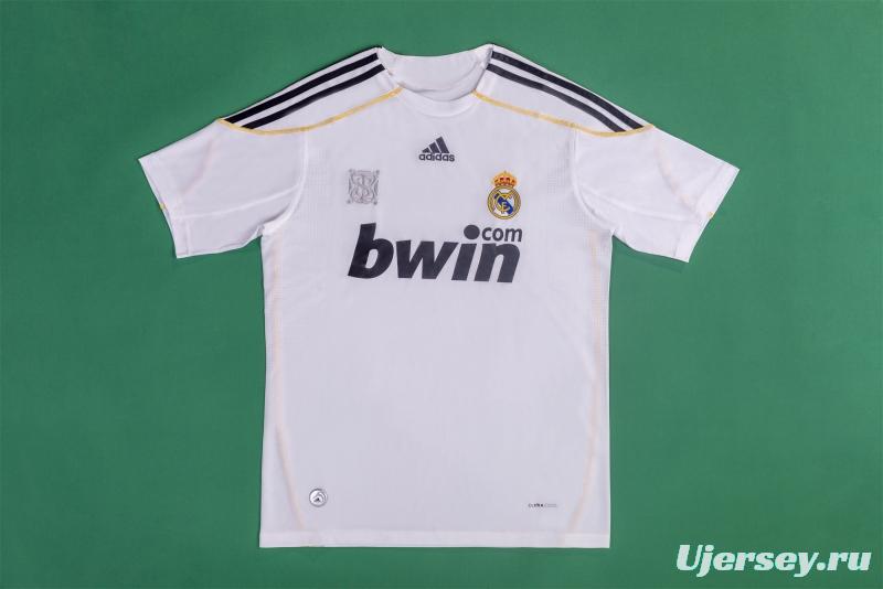 RETRO 09/10 Real Madrid Home Soccer Jersey