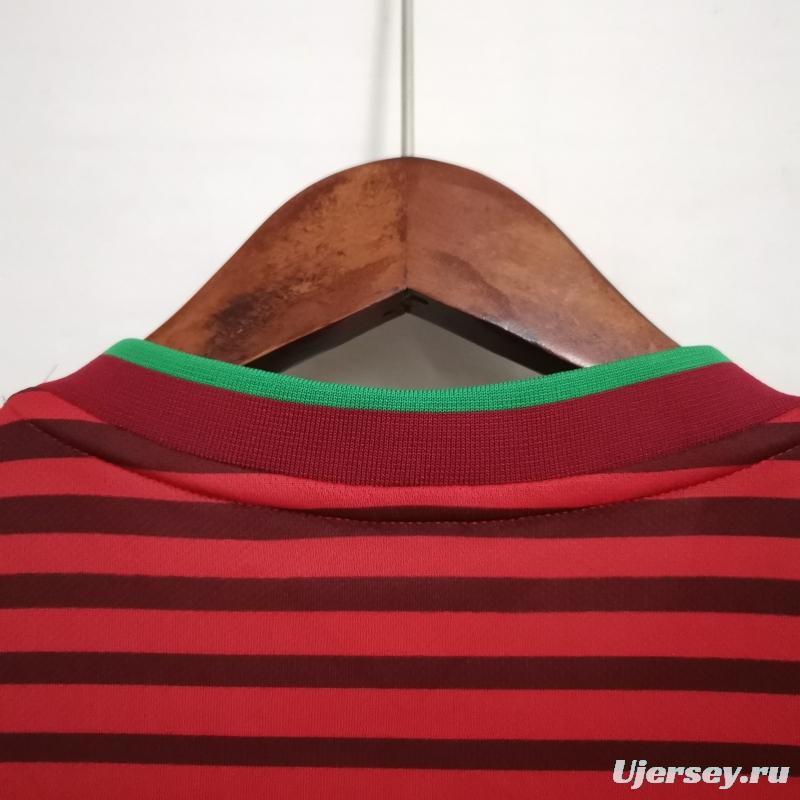 Retro 2014 Portugal Home Soccer Jersey