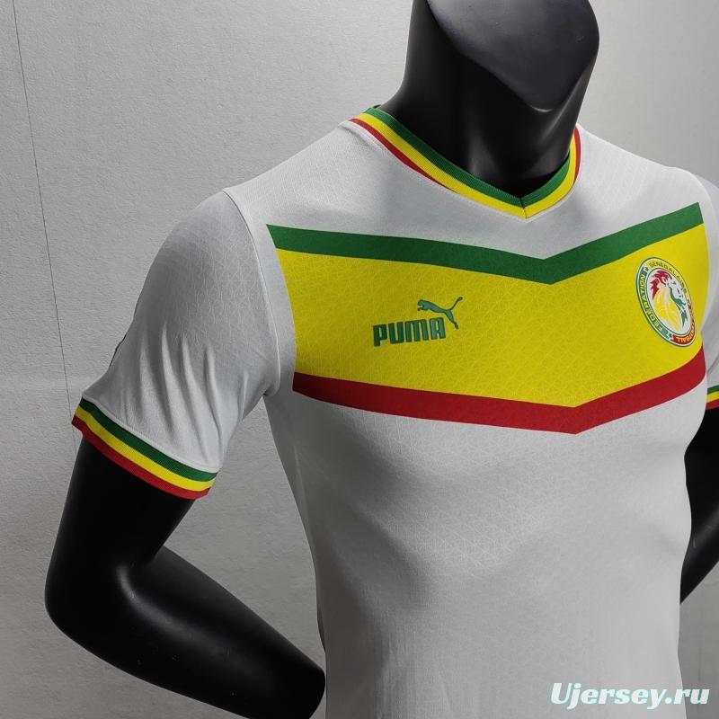 Player Version 2022 Senegal Home Soccer Jersey