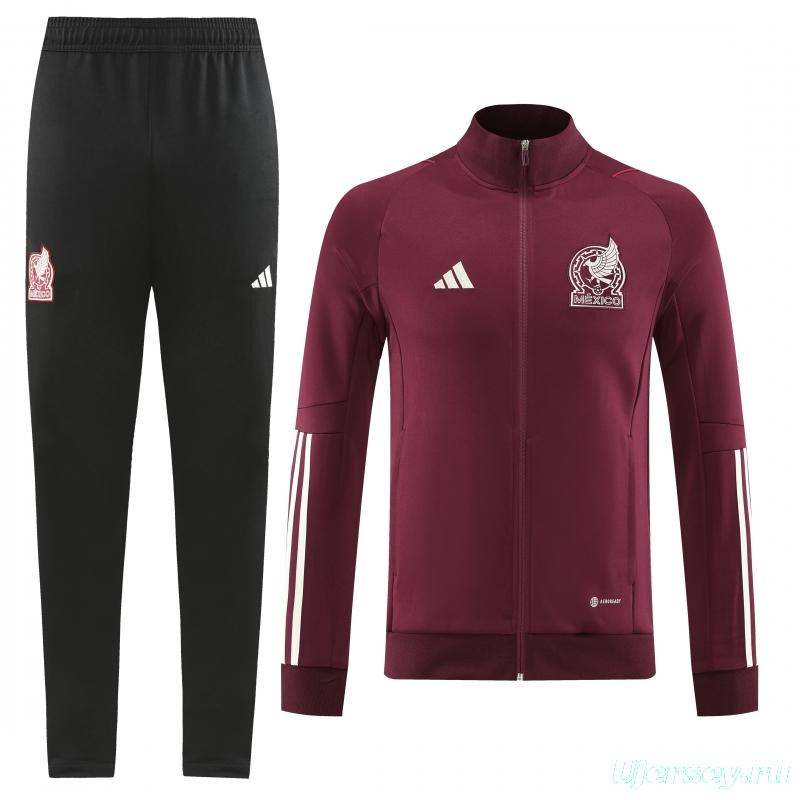 2022 Mexico Wine Full Zipper Tracksuit