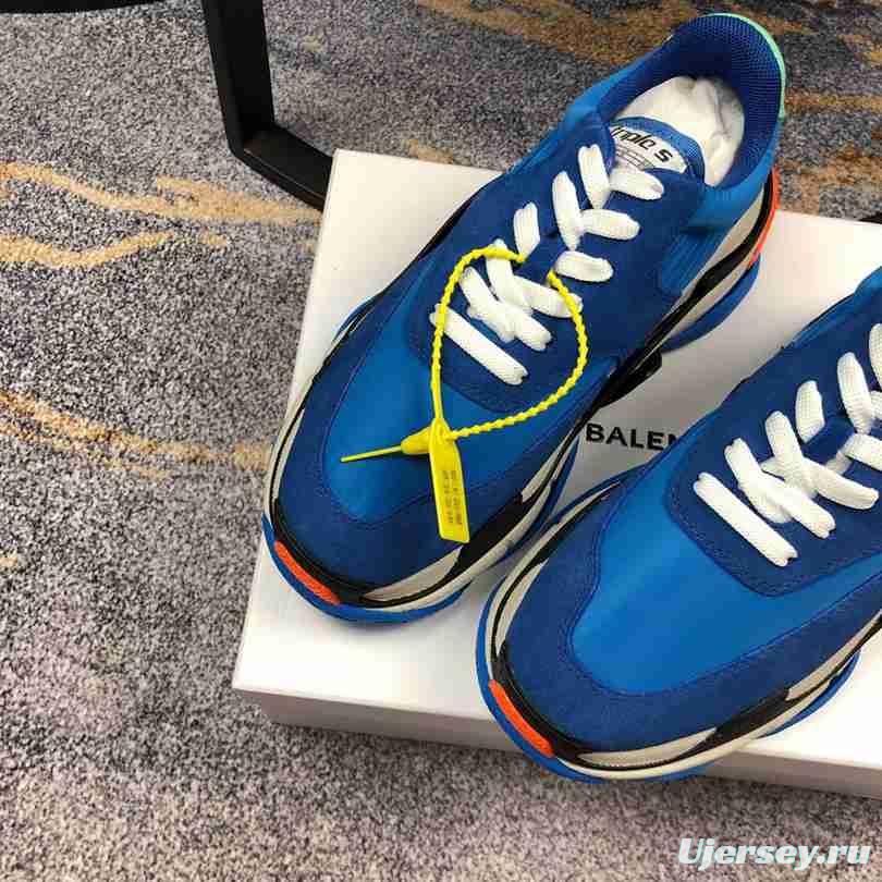 Men Balenciaga Triple-S 2 Blue Sneaker