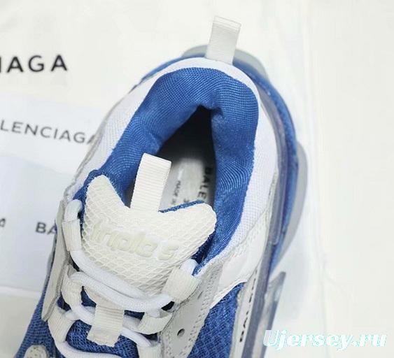 Men/Women Balenciaga Triple-S Sneaker Blue/White Item 6380340