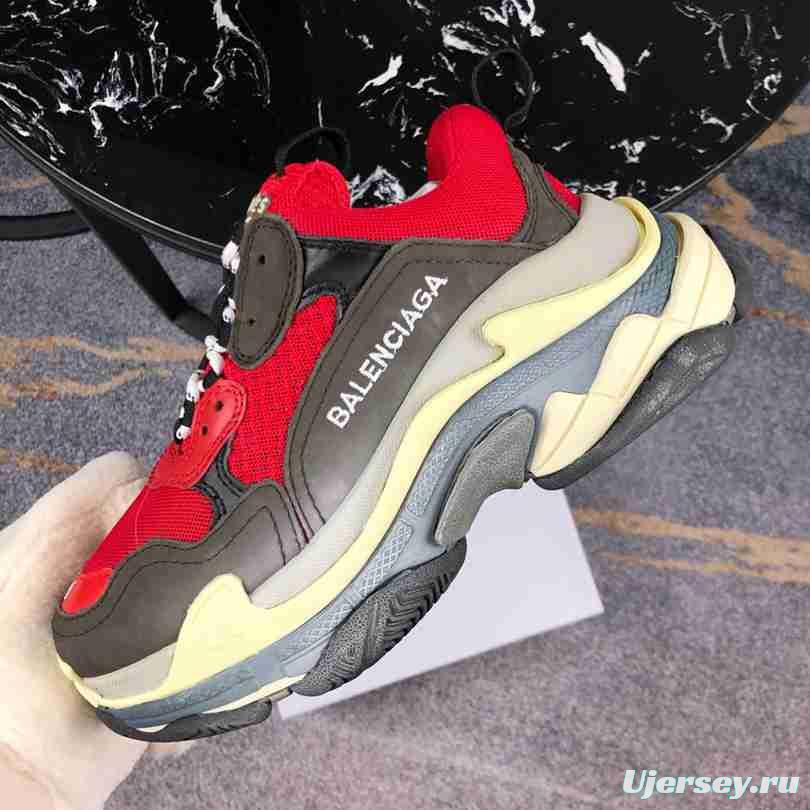 Men Balenciaga Triple-S Sneaker Black/Red