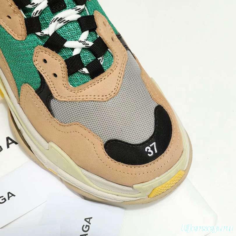 Men/Women Balenciaga Triple-S Sneaker khaki/Green Item 6380340