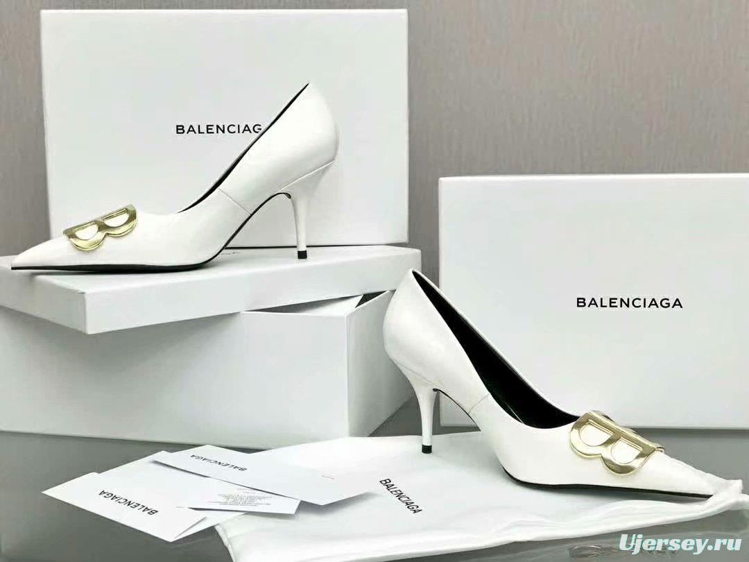 2 Color Women Balenciaga High Heels Shoes