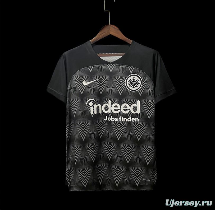 22/23 Eintracht Frankfurt Away Black Jersey