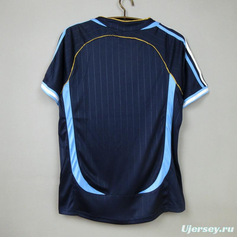 Retro 2006 Argentina Away Blue Jersey