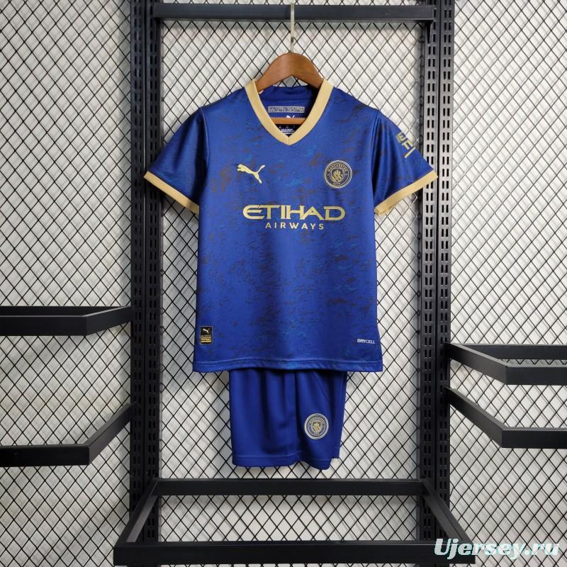 23-24 Kids Manchester City Blue Special Edition Jersey