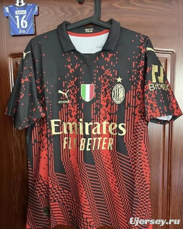 22/23 AC Milan X Koché Special Red/Black Jersey