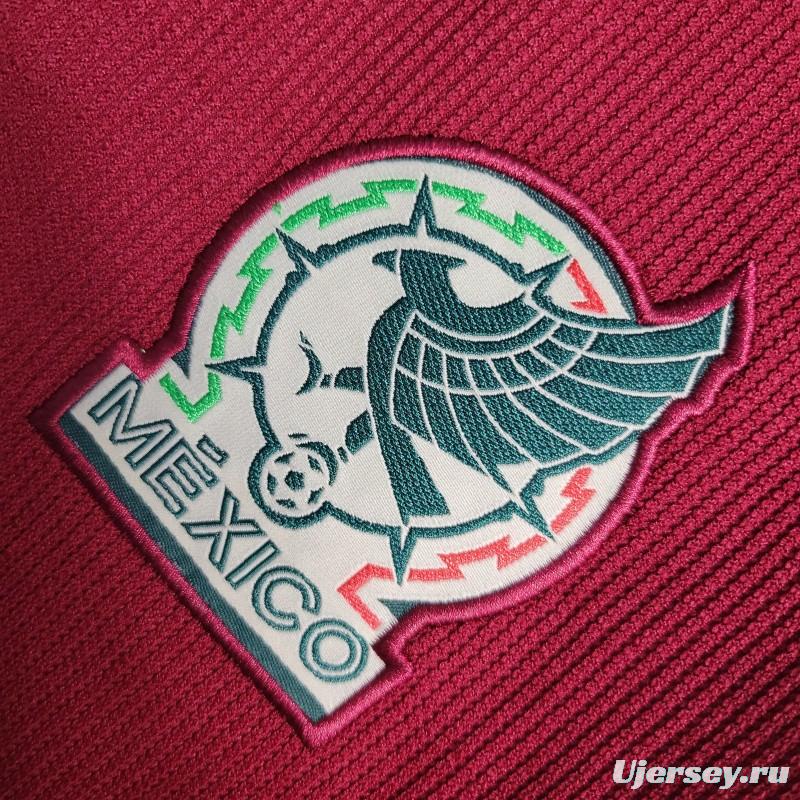 2022 Mexico Red Icon Soccer Jersey