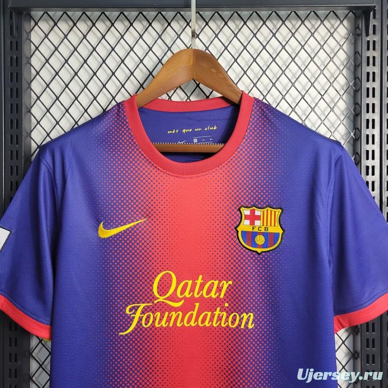 Retro 12/13 Barcelona Home Jersey