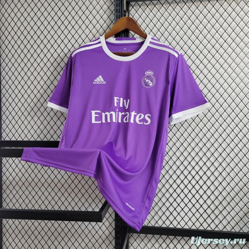 Retro Real Madrid 17/18 Away Purple Jersey