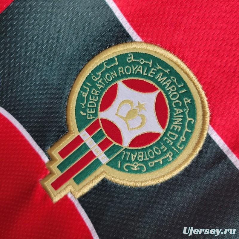 Retro 1998 Morocco Third Red Jersey