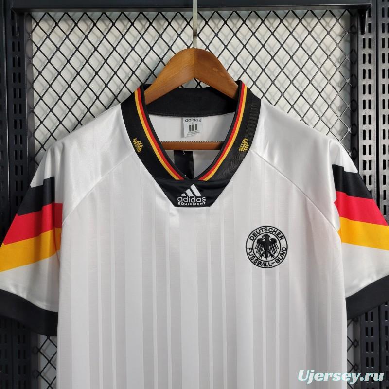 Retro 1992 Germany Home Soccer Jersey