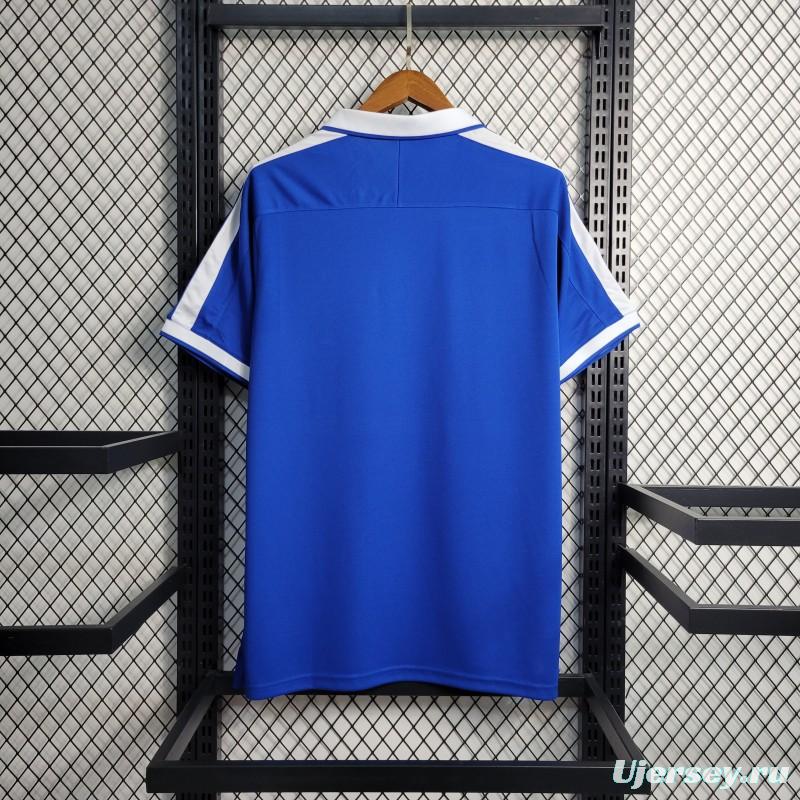 Retro 1997 Brazil Away Blue Jersey