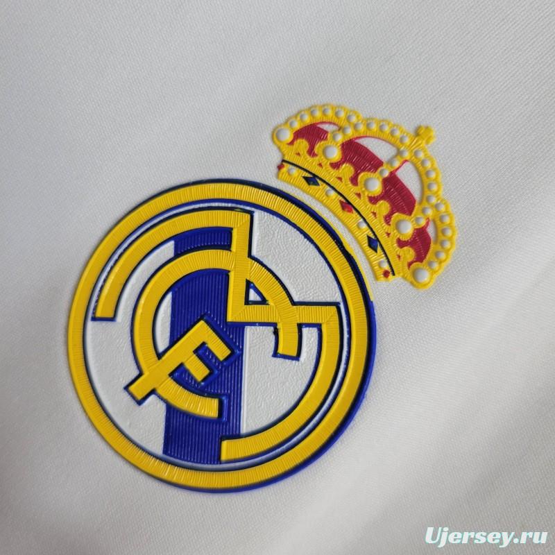 Retro Real Madrid 11/12 Long Sleeve Home Jersey