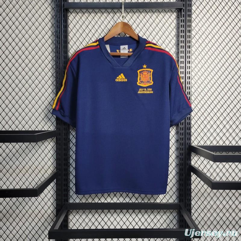 2022 Spain Blue Icon Remake 2010 Season Jersey