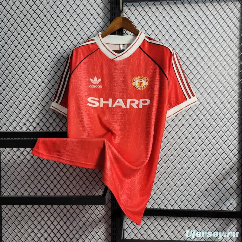 Retro 90/92 Manchester United Home Jersey