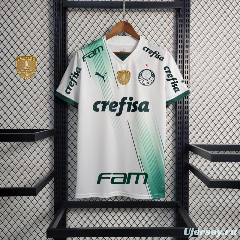 23/24 Palmeiras Away Jersey +With Full Sponsors+Patches