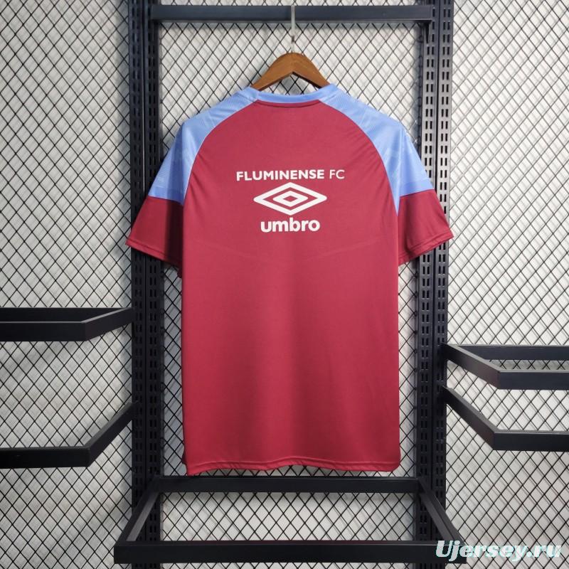 23-24 Fluminense Blue/Red Training Jersey