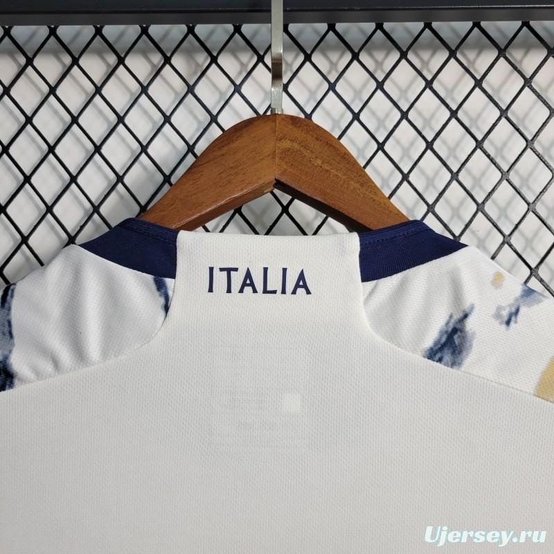Retro 2023 Italy Away White Jersey