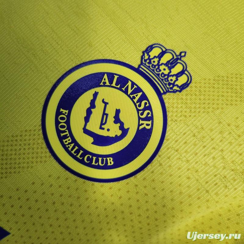 Player Version 23-24 Al-Nassr FC Home Jersey