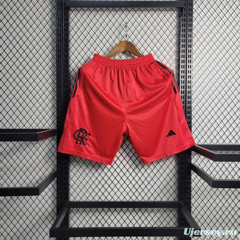 23-24 Shorts Flamengo Red Training Jersey Pants