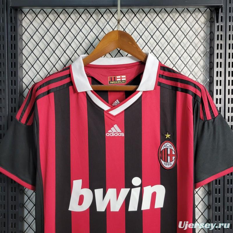 Retro 2009-10 AC Milan Home Jersey