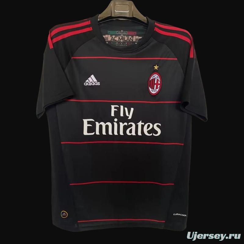 Retro 10/11 AC Milan Third Black Jersey