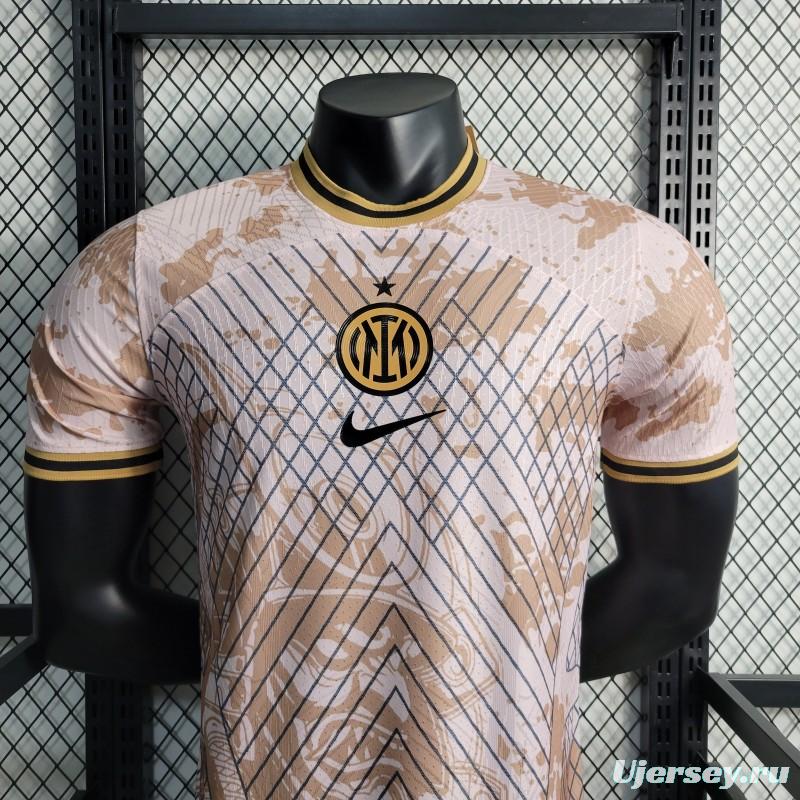 Player Version 23-24 Inter Milan Special Edition Brown Jersey