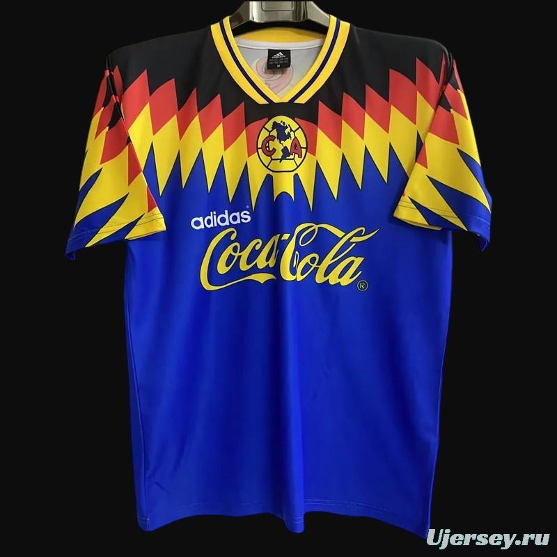 Retro 94/95 Club America Away Blue Jersey