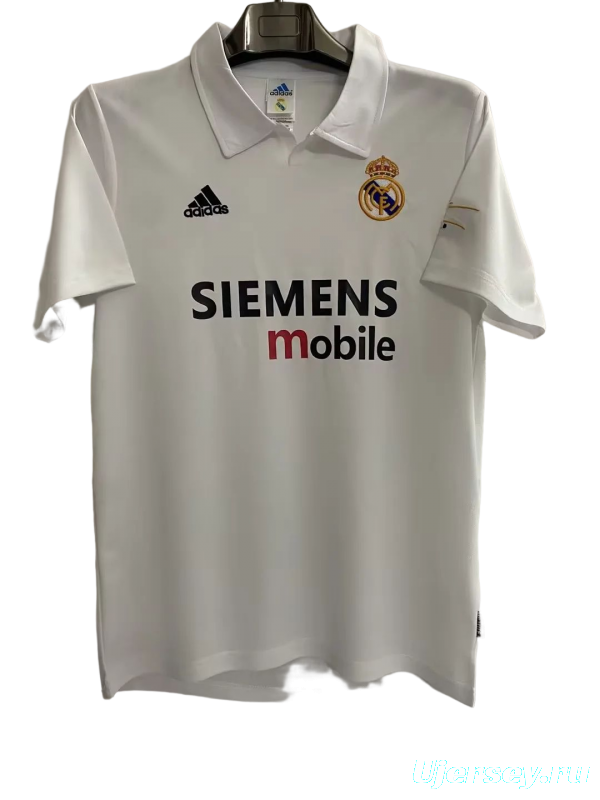 Retro 02/03 Real Madrid Home Century Jersey